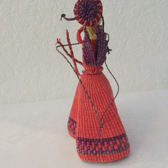 Vintage Colombian Angel Ornaments, Set of 4 - Picture 7 of 9